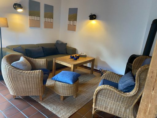 gemütlicher Bereich im Wohnzimmer