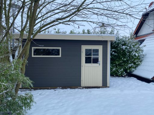 Das Saunahaus im Garten vom Witte Huus.